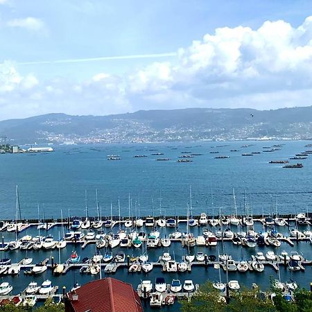 Ferienwohnung Apartamento Con Vistas Al Mar Y A Vigo En Moaña Exterior foto