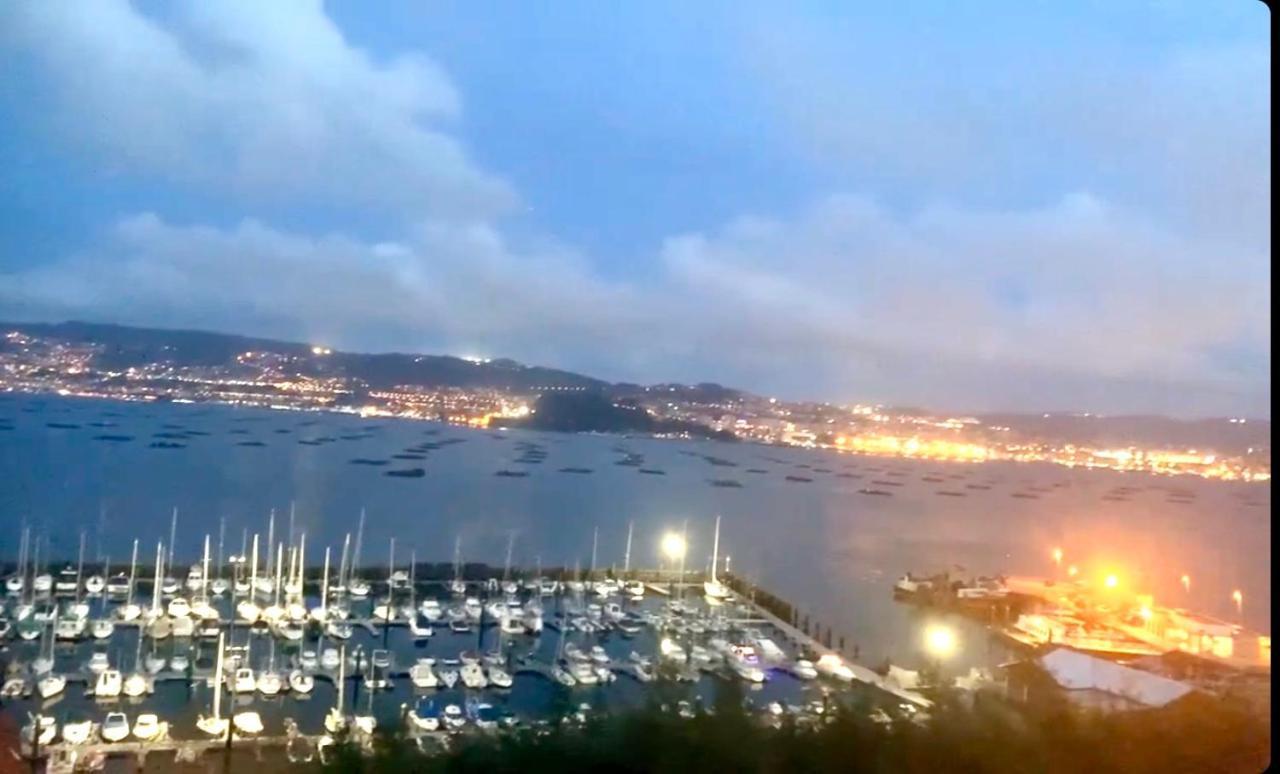 Ferienwohnung Apartamento Con Vistas Al Mar Y A Vigo En Moaña Exterior foto