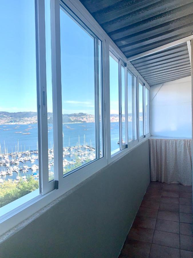 Ferienwohnung Apartamento Con Vistas Al Mar Y A Vigo En Moaña Exterior foto