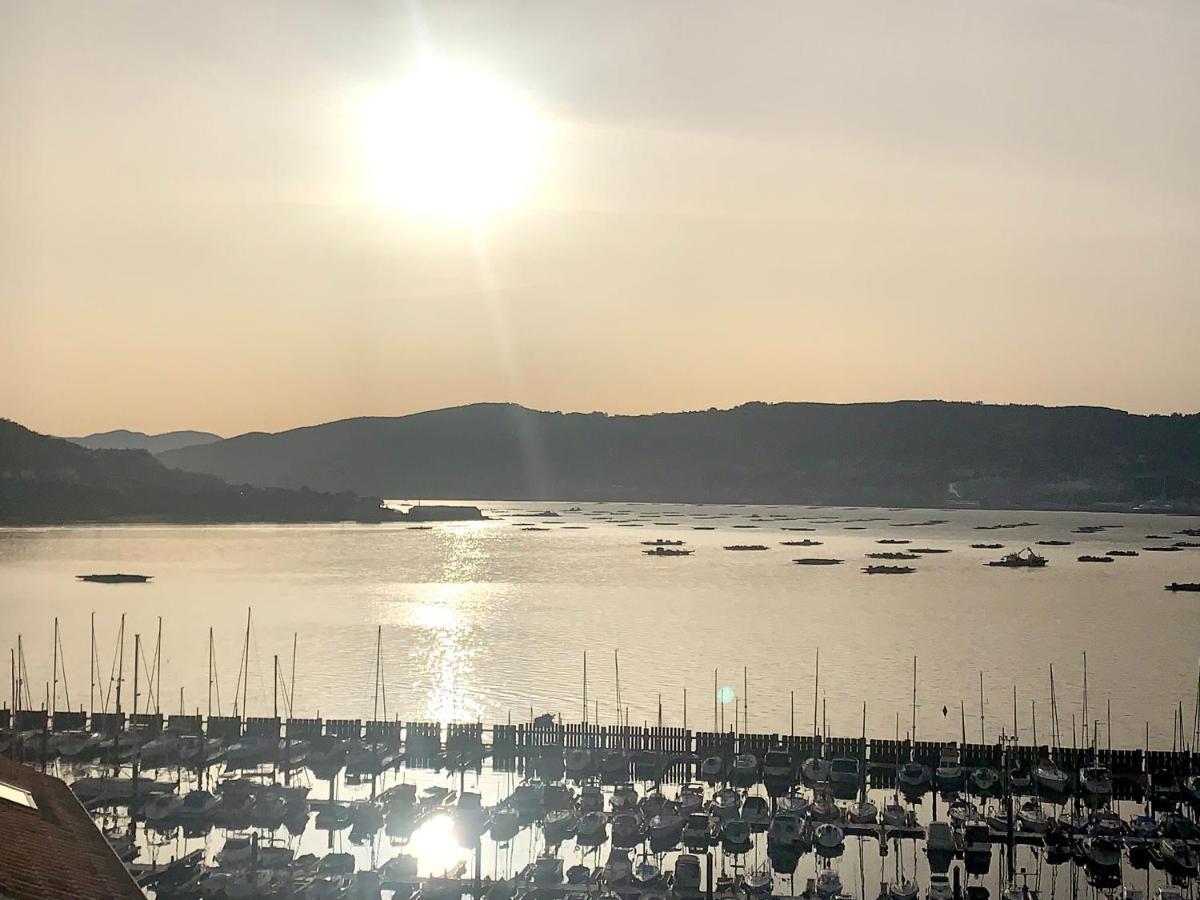 Ferienwohnung Apartamento Con Vistas Al Mar Y A Vigo En Moaña Exterior foto